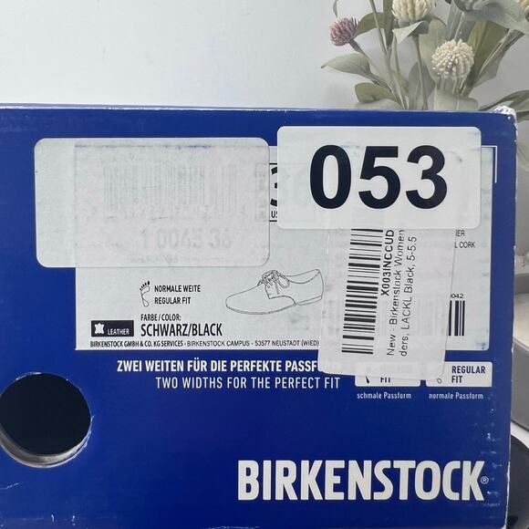 Birkenstock Saunders Patent Leather Clog Black Women 5/Men 3 EU36 NWB Regular - Picture 10 of 10